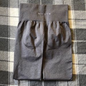NVGTN GRAY SEAMLESS LEGGINGS XS